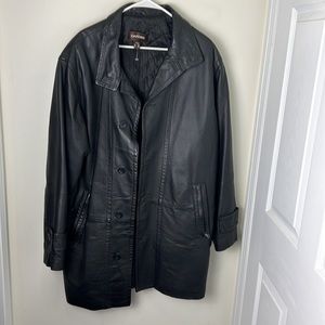Danier Leather Outerwear Oversized Biker Boyfriend Jacket Size Medium